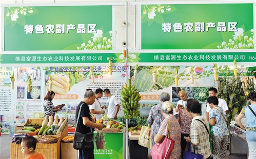 2016年橫縣名特優產品展銷會 茉莉飄香處，物產薈邕城